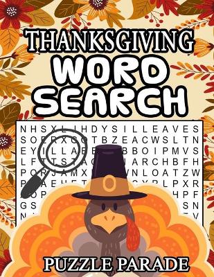 Book cover for Thanksgiving Word Search