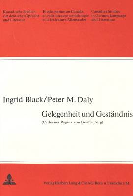 Book cover for Gelegenheit Und Gestaendnis