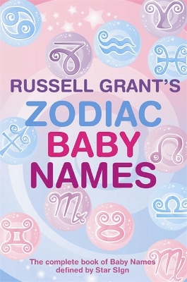 Book cover for Russell Grant's Zodiac Baby Names