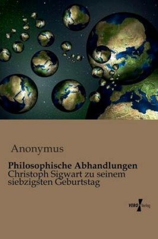 Cover of Philosophische Abhandlungen