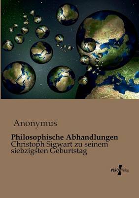 Book cover for Philosophische Abhandlungen