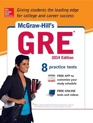 Book cover for McGraw-Hill's GRE with Downloadable Tests, 2014 Edition