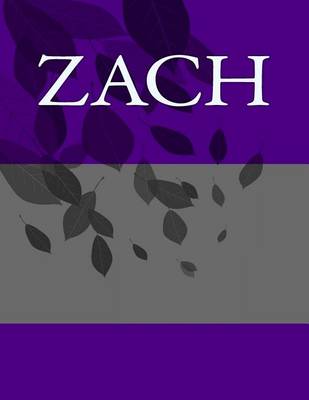 Book cover for Zach