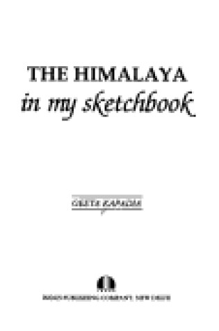 Cover of The Himalaya in My Sketchbook