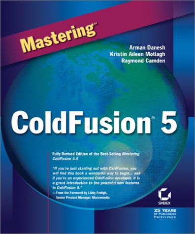 Book cover for Mastering Coldfusion 5