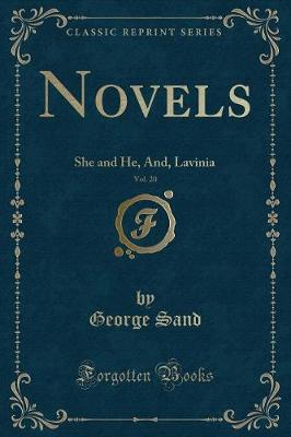 Book cover for Novels, Vol. 20