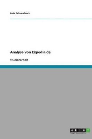 Cover of Analyse Von Expedia.de