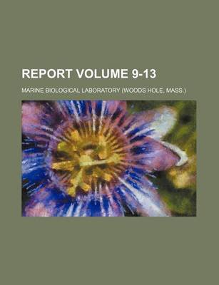 Book cover for Report Volume 9-13