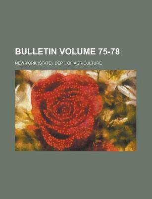 Book cover for Bulletin Volume 75-78