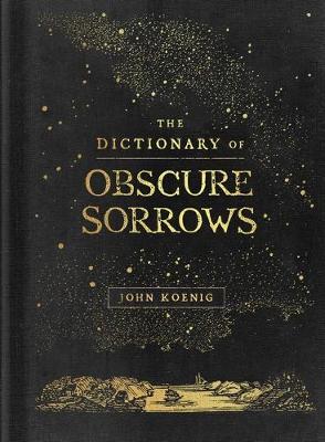 Book cover for The Dictionary of Obscure Sorrows