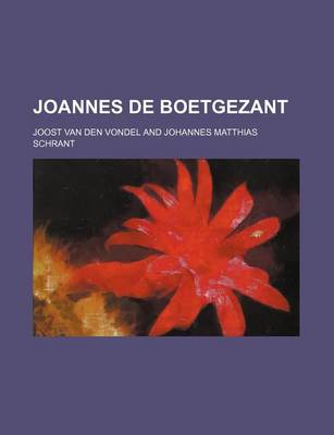 Book cover for Joannes de Boetgezant