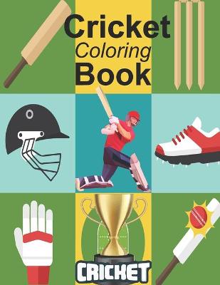 Book cover for Cricket Coloring Book