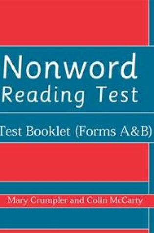 Cover of Nonword Reading Test