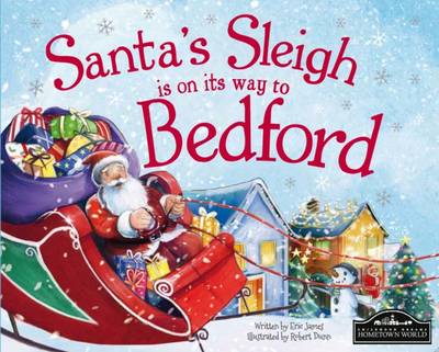 Book cover for Santa's Sleigh is on its Way to Bedford