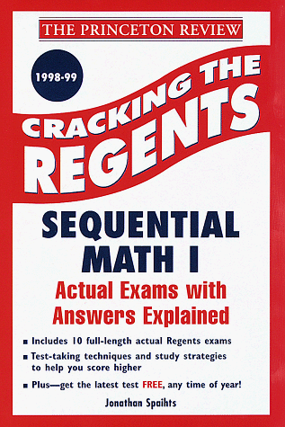 Book cover for Cracking the Regents