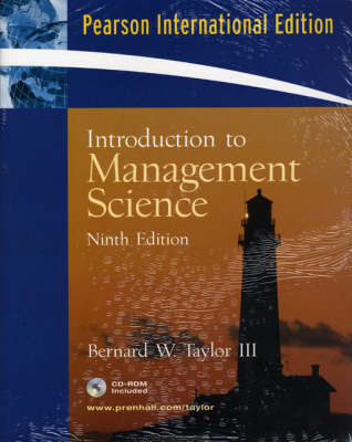 Book cover for Introduction to Management Science with Student CD