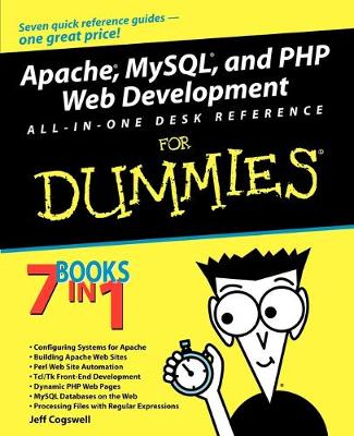 Book cover for Apache, MySQL, and PHP Web Development All-in-One Desk Reference For Dummies