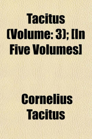 Cover of Tacitus (Volume