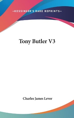 Book cover for Tony Butler V3