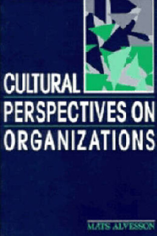 Cover of Cultural Perspectives on Organizations