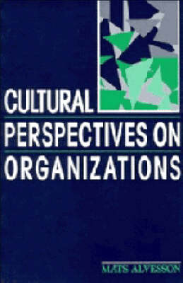 Book cover for Cultural Perspectives on Organizations