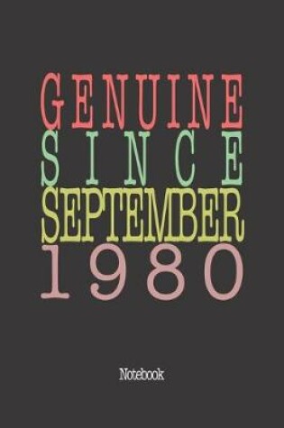 Cover of Genuine Since September 1980