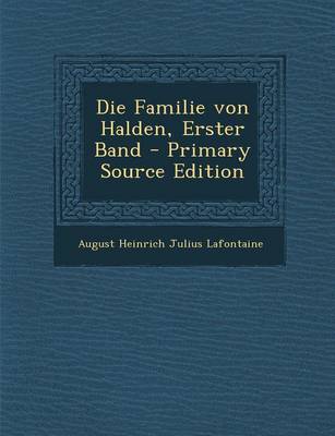 Book cover for Die Familie Von Halden, Erster Band