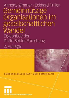 Cover of Gemeinnutzige Organisationen Im Gesellschaftlichen Wandel