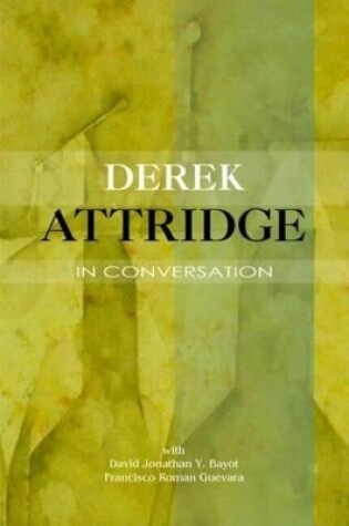 Cover of Derek Attridge in Conversation