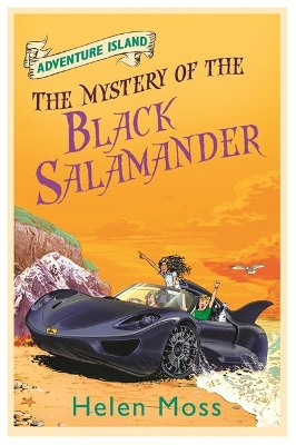 Book cover for The Mystery of the Black Salamander