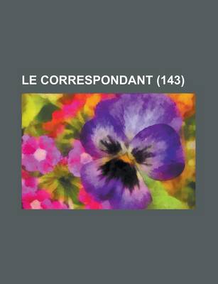 Book cover for Le Correspondant (143)