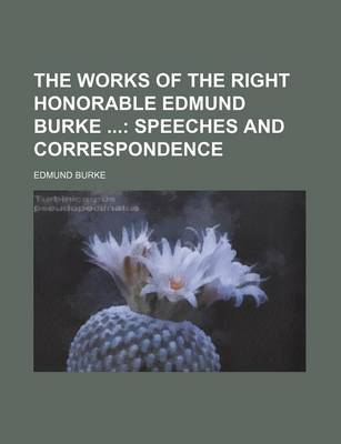 Book cover for The Works of the Right Honorable Edmund Burke (Volume 8); Speeches and Correspondence