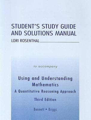 Book cover for Student's Study Guide and Solutions Manual