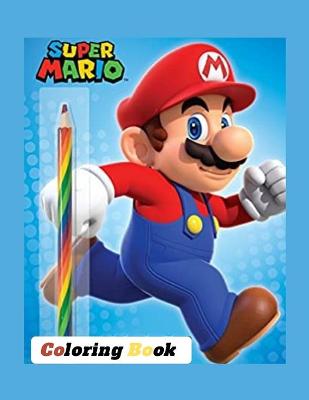 Book cover for Super Mario Coloring Book