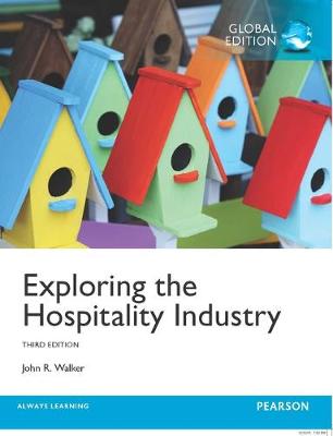 Book cover for Exploring the Hospitality Industry with MyHospitalityLab, Global Edition