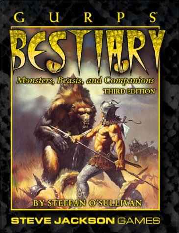 Book cover for Gurps Bestiary