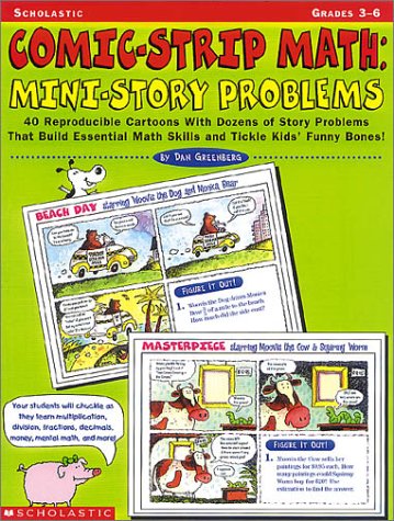 Book cover for Comic-Strip Math: Mini-Story Problems