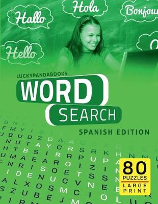 Book cover for Word Search Spanish Edition