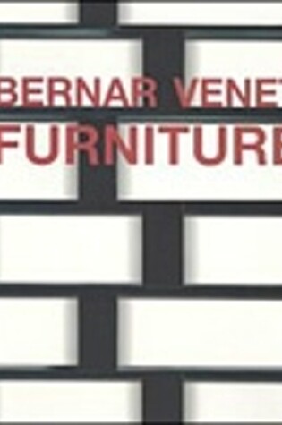 Cover of Bernar Venet: Furniture