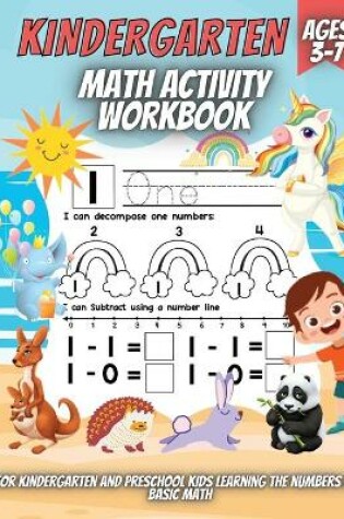 Cover of Kindergarten Math Activity Workbook
