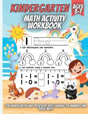 Book cover for Kindergarten Math Activity Workbook