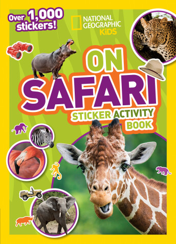 Book cover for On Safari Sticker Activity Book