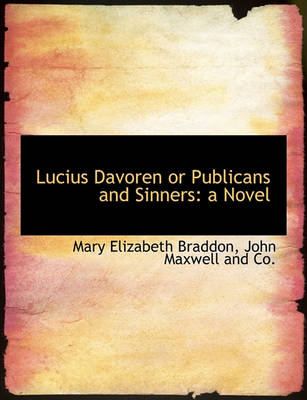 Book cover for Lucius Davoren or Publicans and Sinners