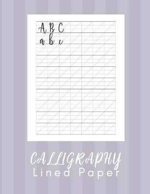 Book cover for Calligraphy Lined Paper