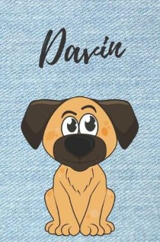 Cover of Davin Hunde Tagebuch / Notizbuch / Malbuch / Journal / DIN A5 / Geschenk