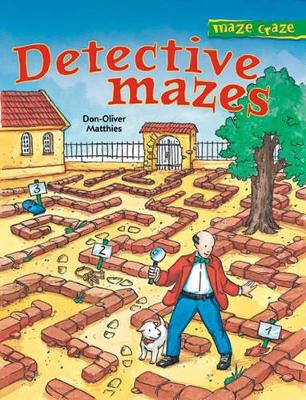 Book cover for Maze Craze: Detective Mazes