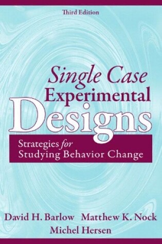 Cover of Single Case Experimental Designs