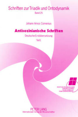 Cover of Antisozinianische Schriften