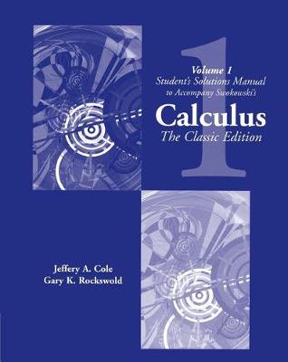 Book cover for Student Solutions Manual, Vol. 1 for Swokowski's Calculus