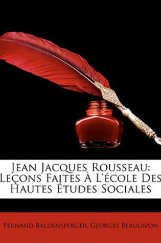 Cover of Jean Jacques Rousseau